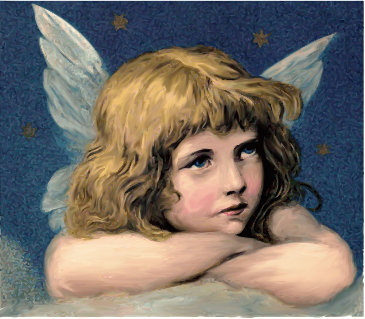 angel christmas vintage free photo