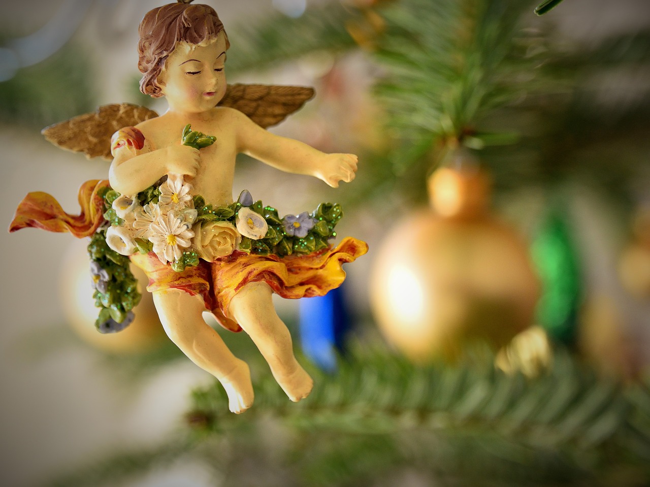 angel weihnachtsbaumschmuck figure free photo