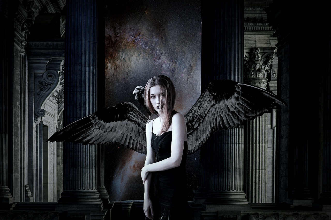 angel dark fantasy free photo