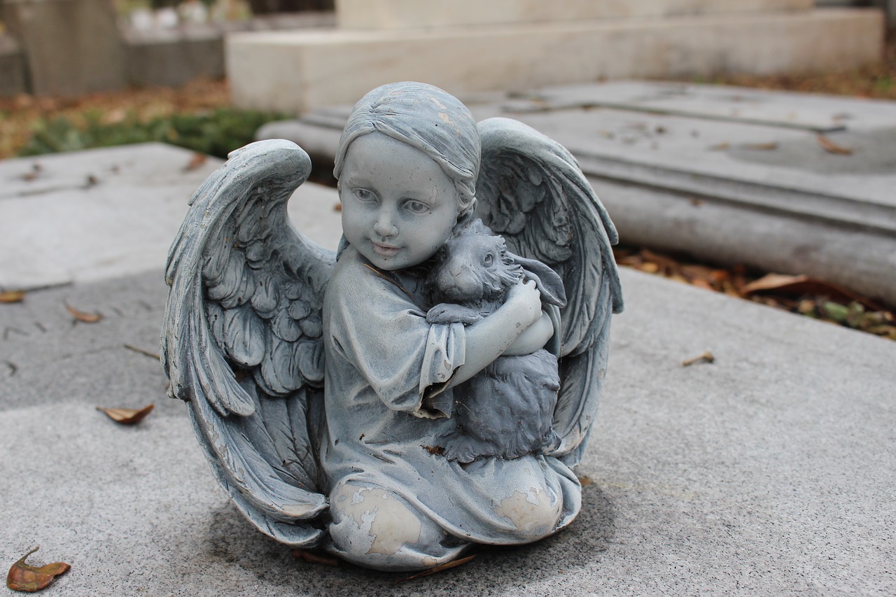 angel cemetery death free photo