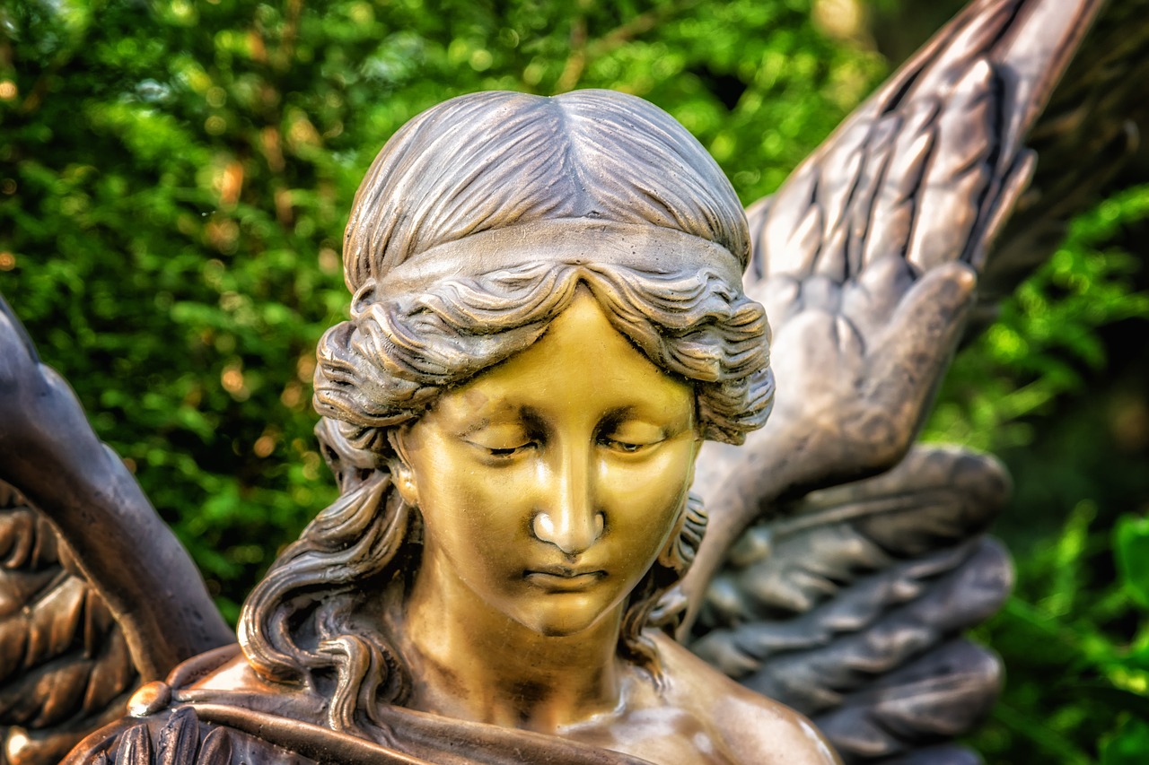 angel sculpture figure free photo