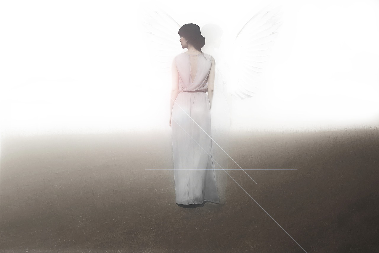 angel woman light free photo