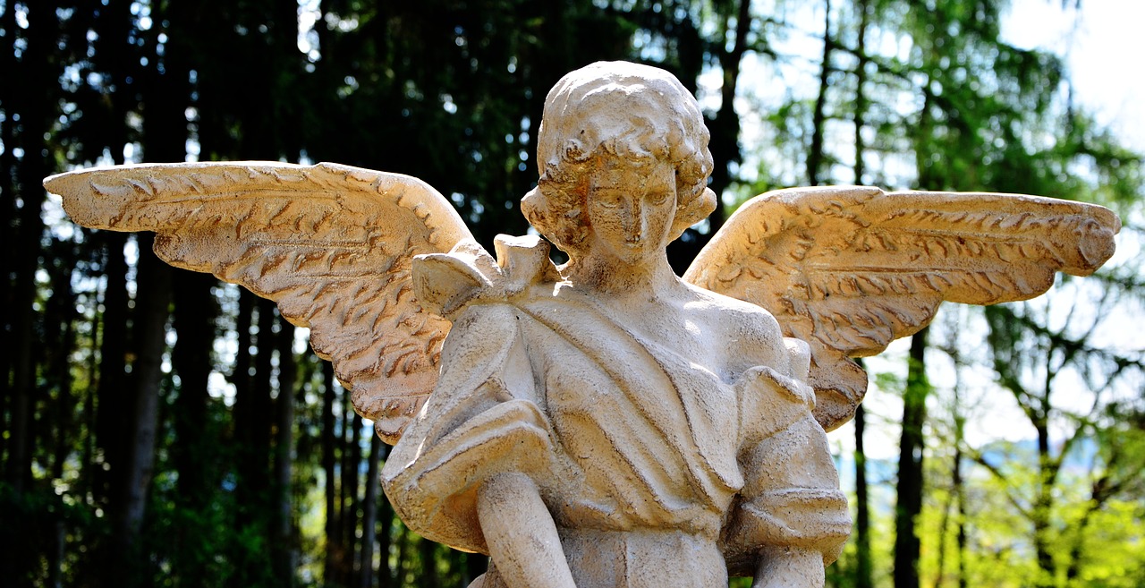 angel cemetery sculpture free photo