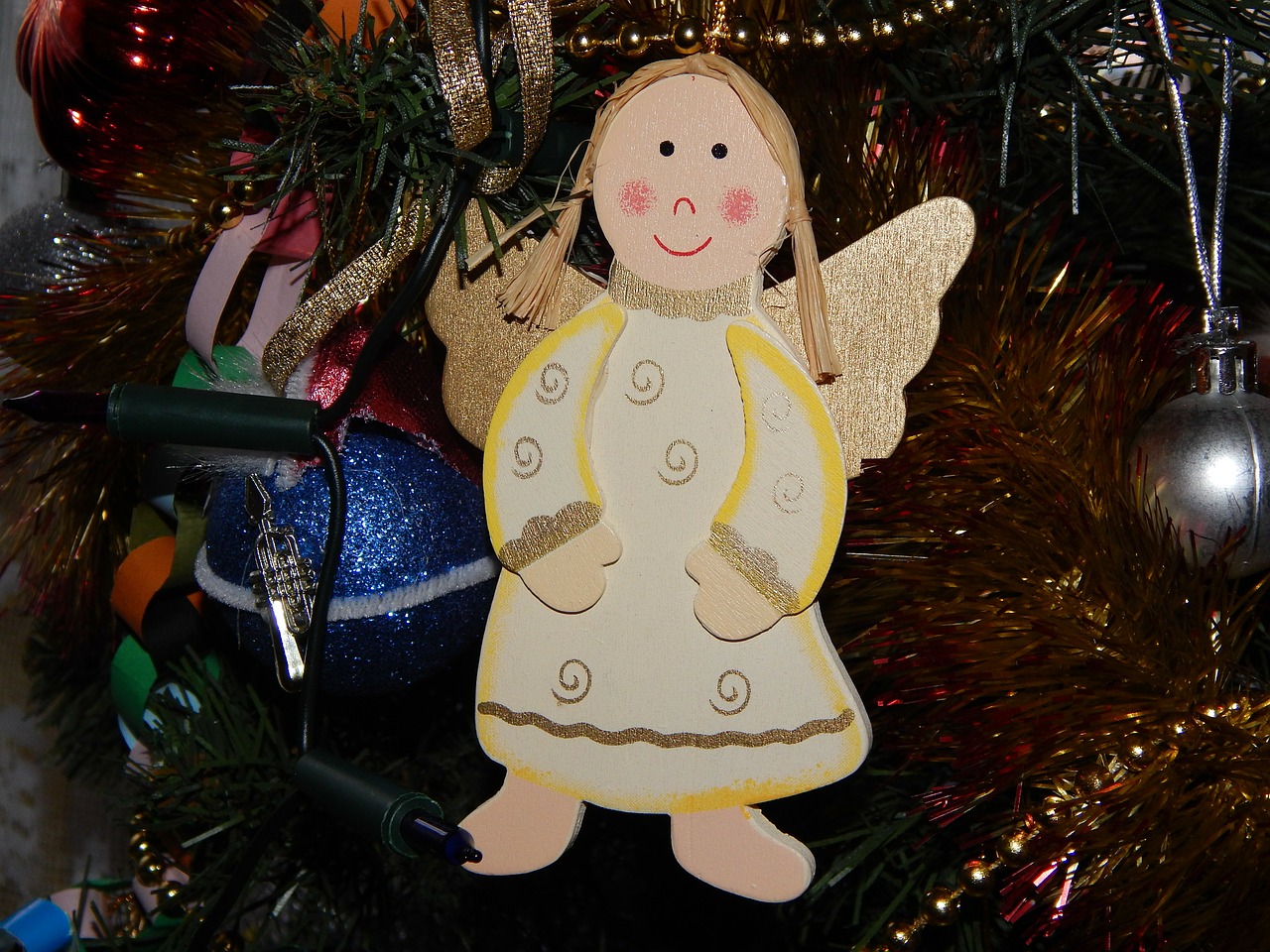 angel ornament holidays free photo