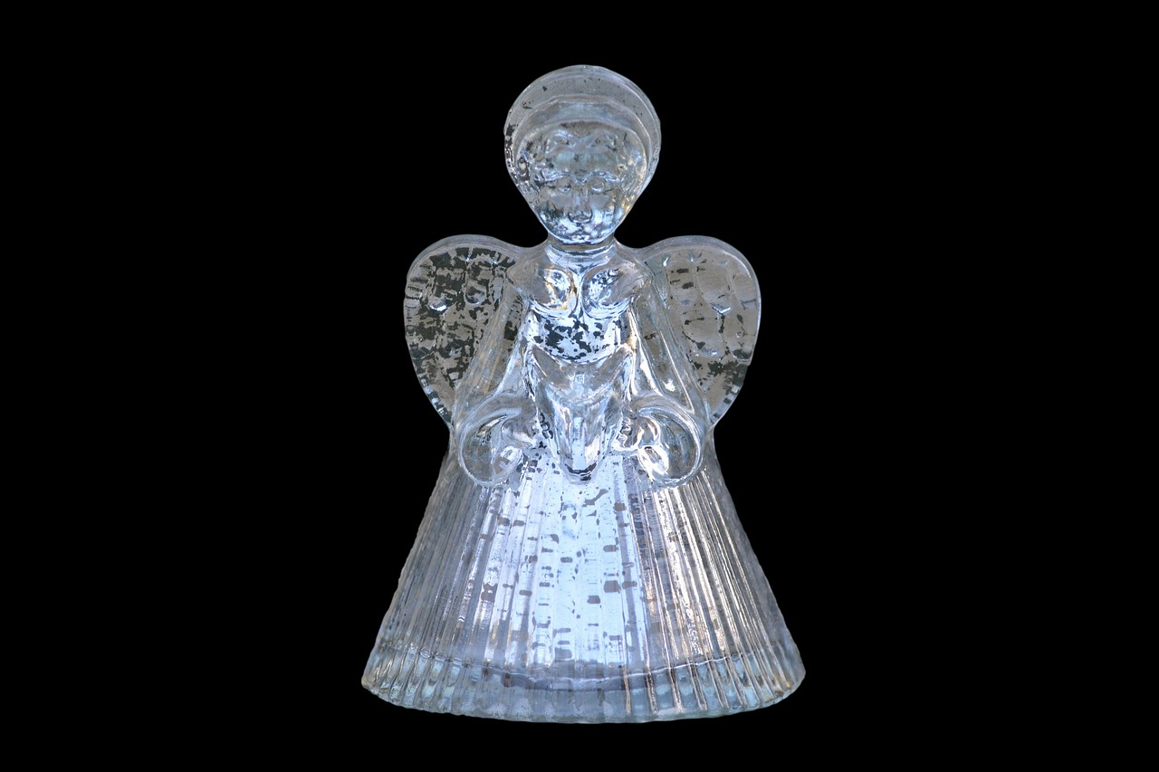angel figurine glassware free photo