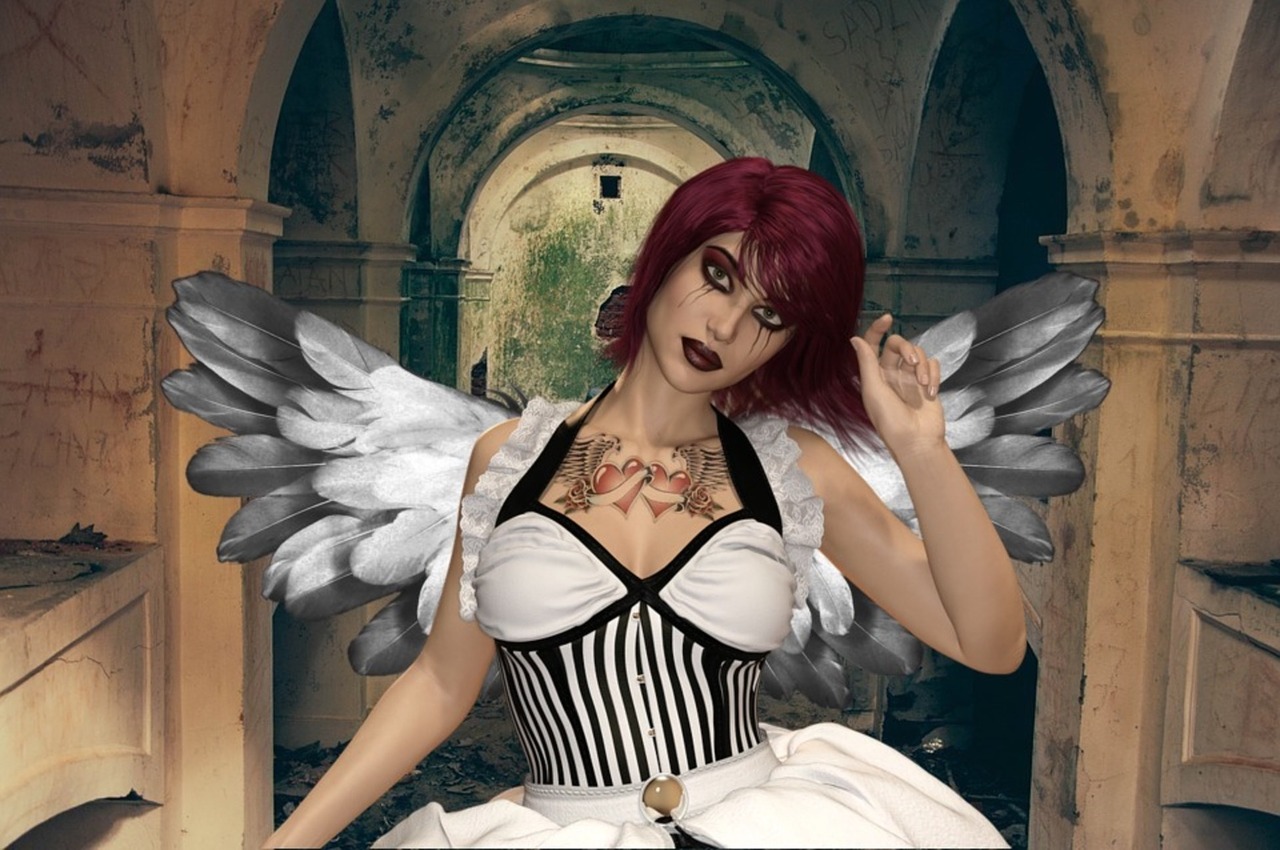 angel gothic darkness free photo