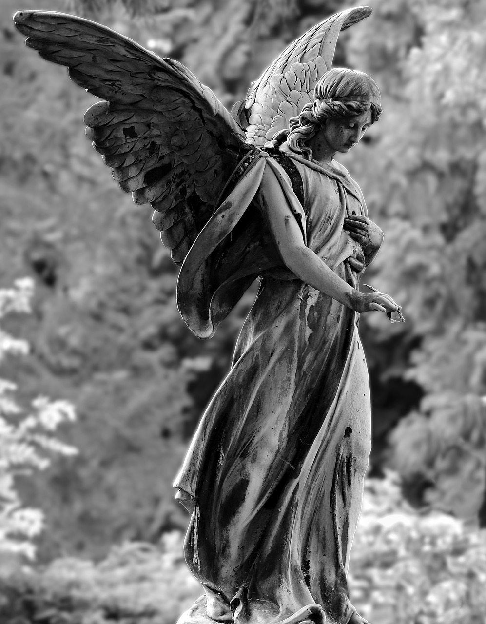 angel statue figure free photo