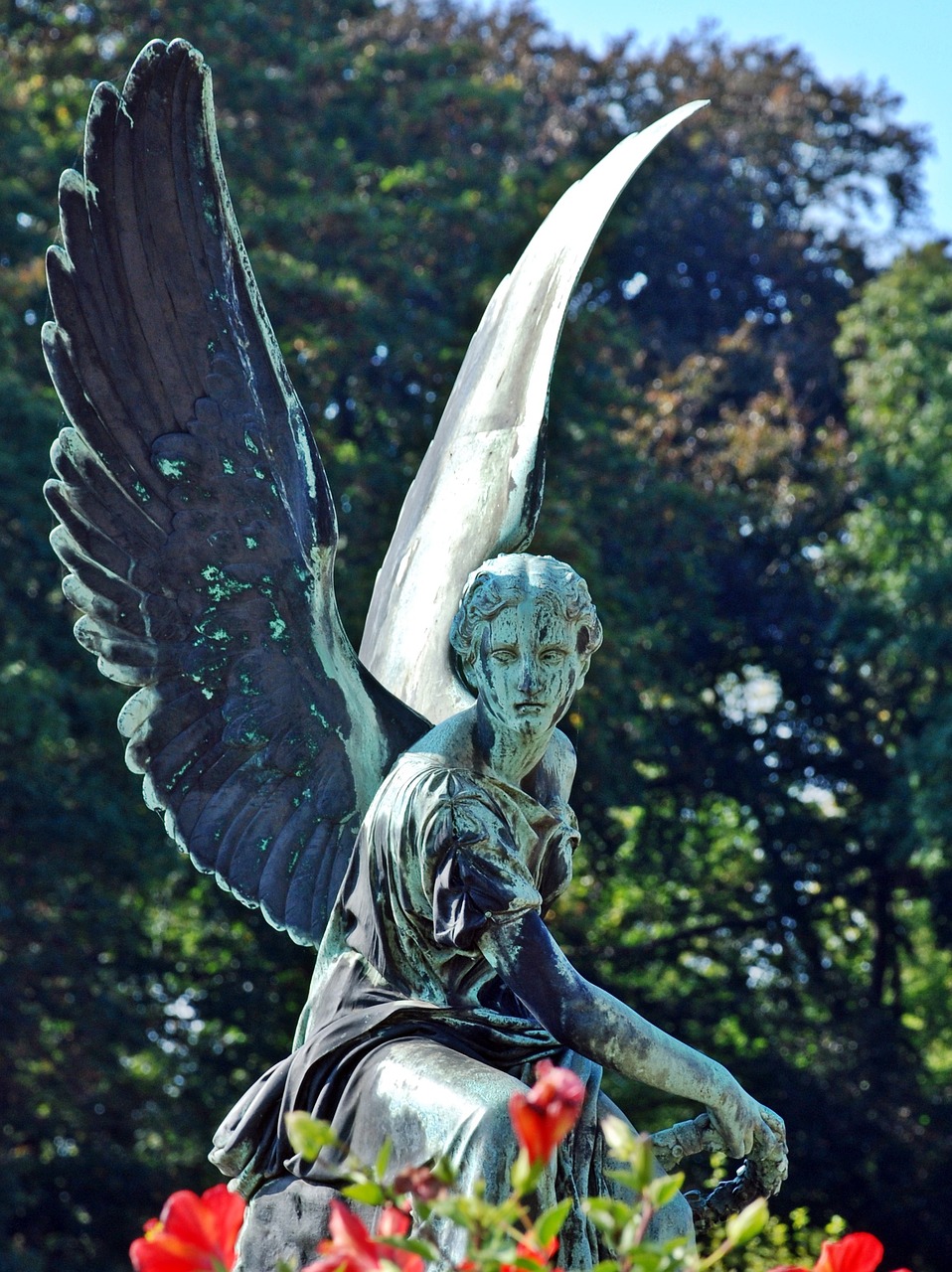 angel potsdam sculpture free photo