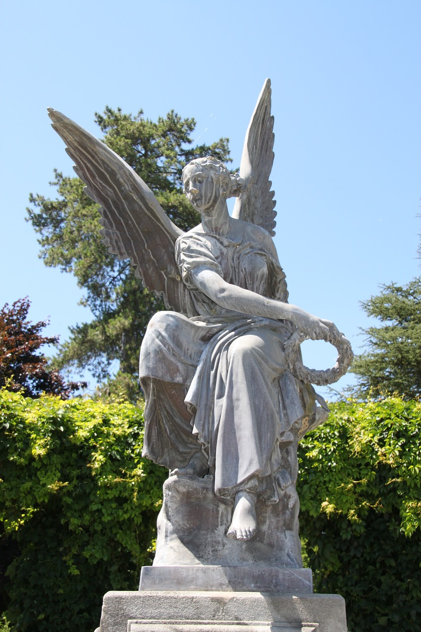 angel statue figure free photo