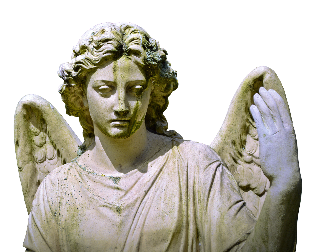 angel figure mourning free photo