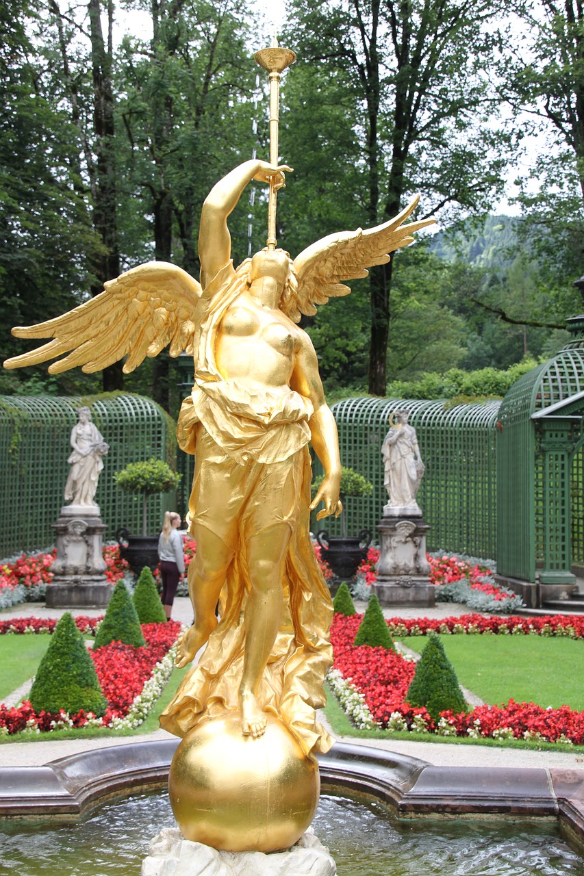 angel gold statue free photo