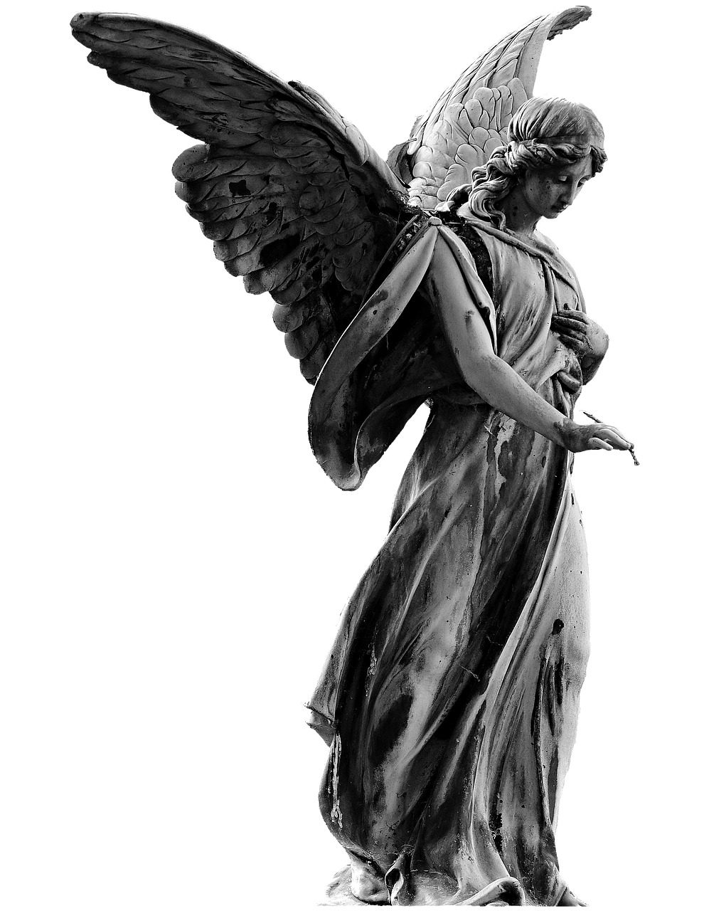 angel statue angel figure free photo