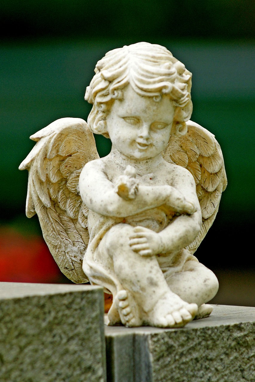 angel angel figure cemetery free photo