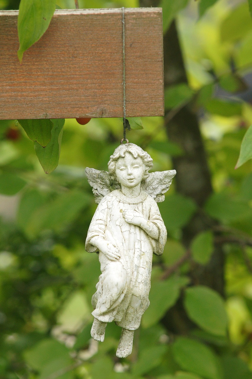 angel angel figure contemplative free photo