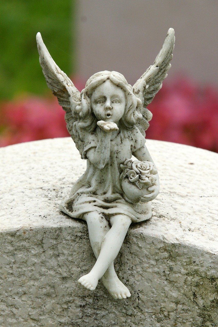 angel angel figure contemplative free photo