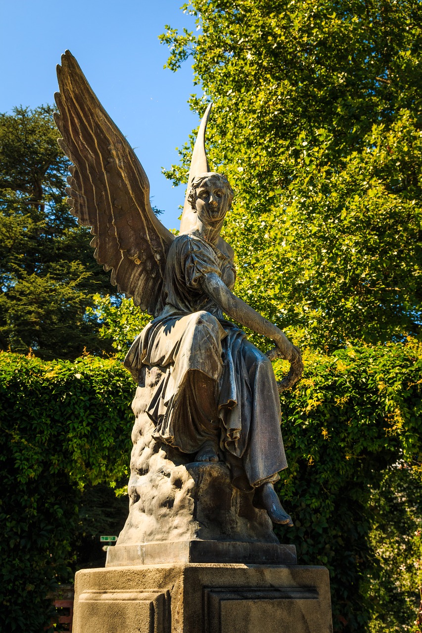 angel statue stone statue free photo