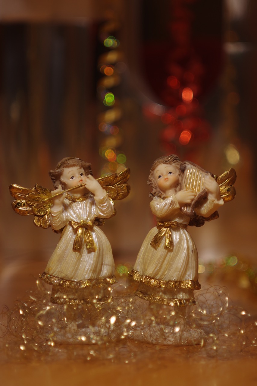 angel two angels christmas free photo