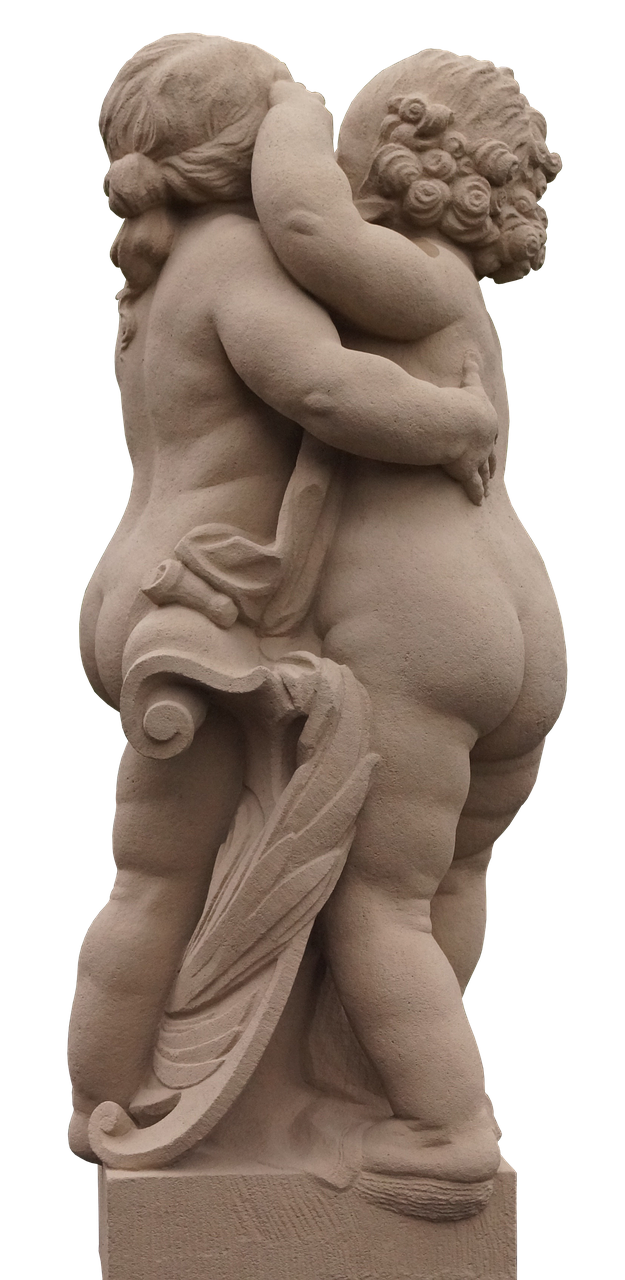 angel hug angel figure free photo