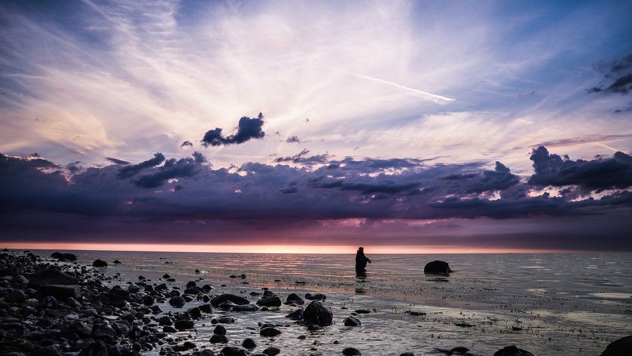 angel baltic sea panorama free photo