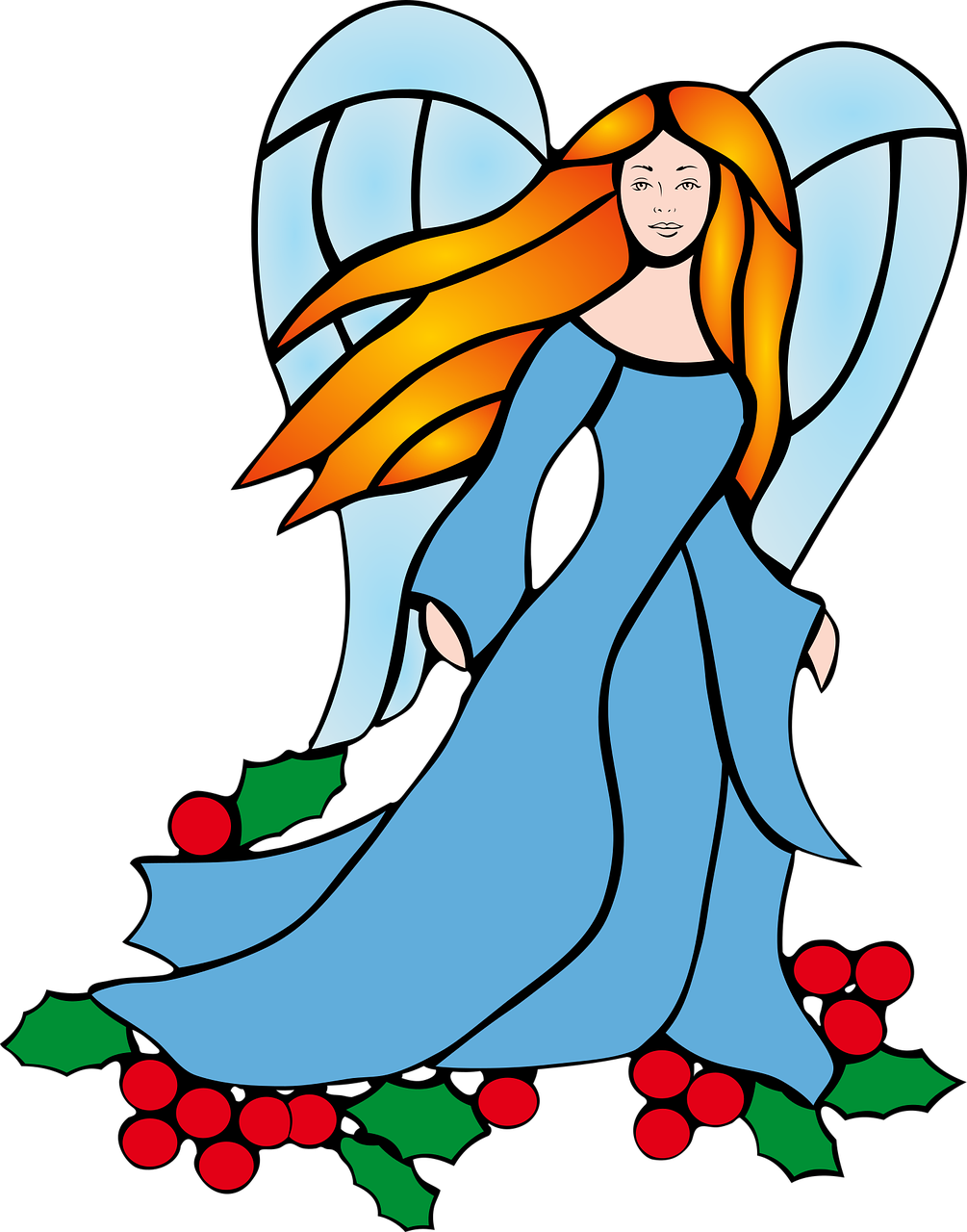 angel holly wings free photo