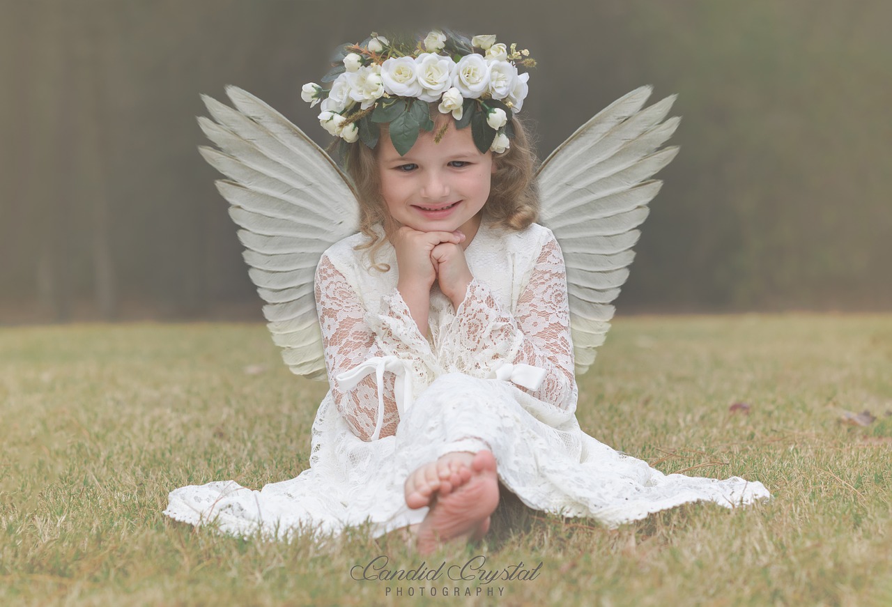 angel angel girl girl free photo