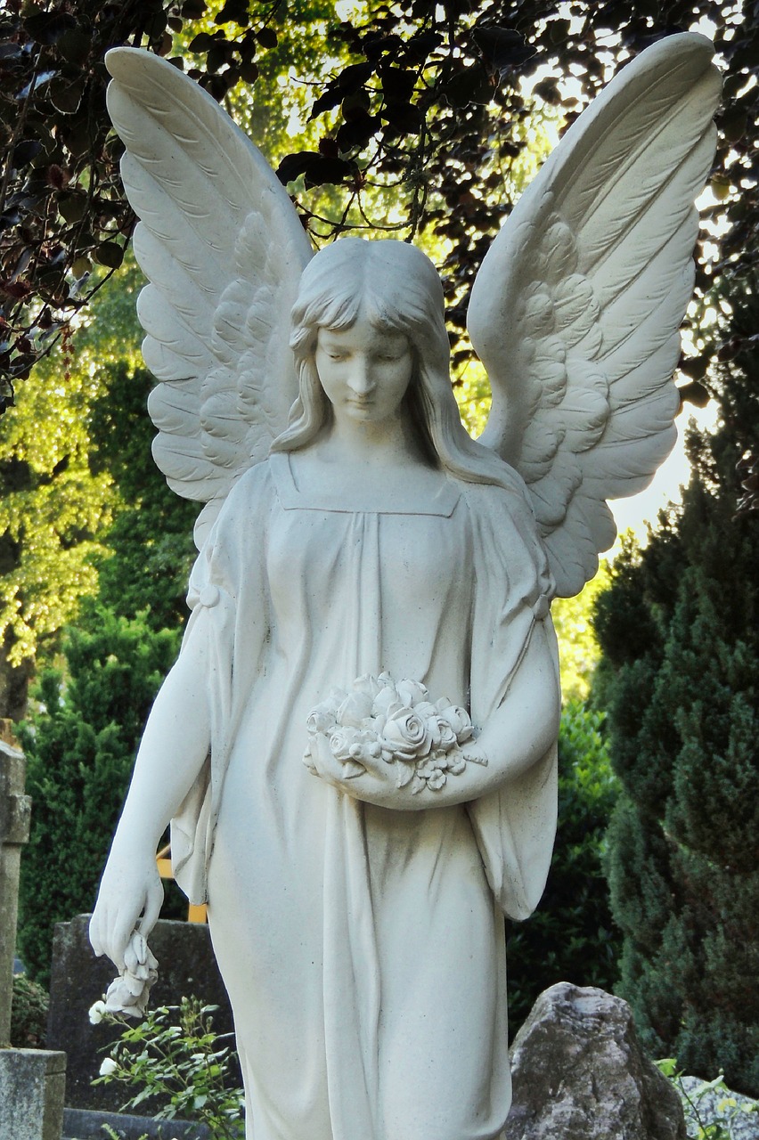 angel  grave of angels  figure free photo