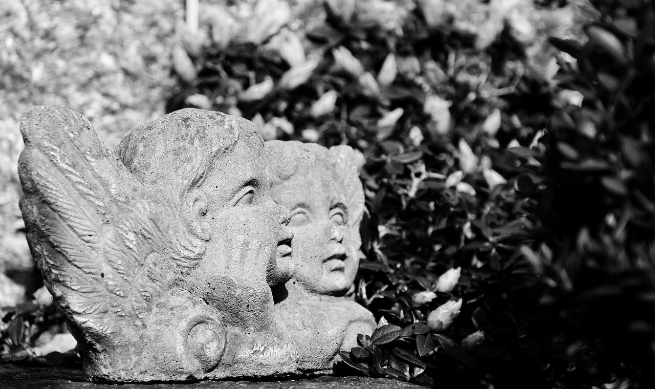 angel  sculpture  cemetery free photo