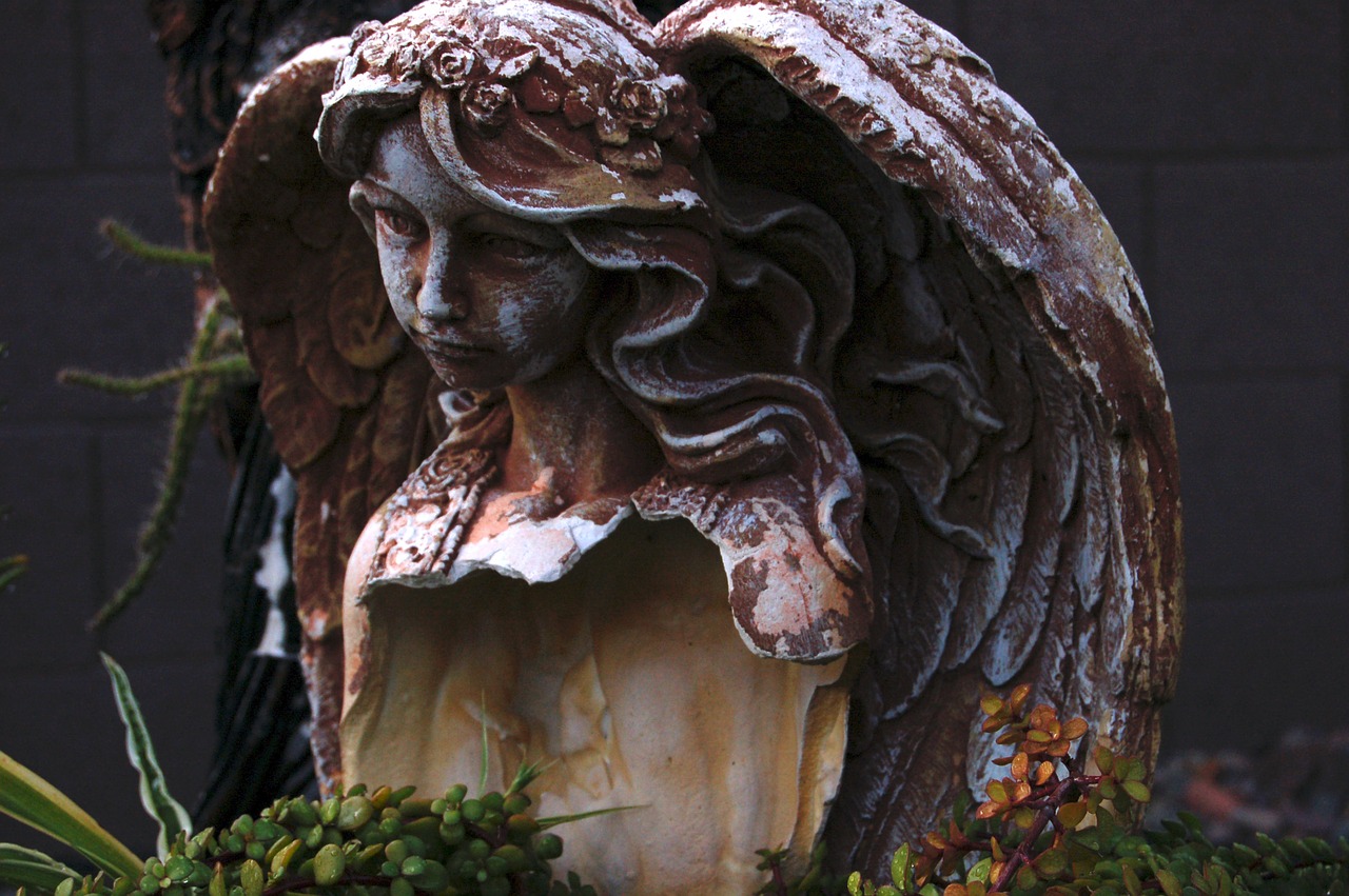 angel  garden  sculpture free photo