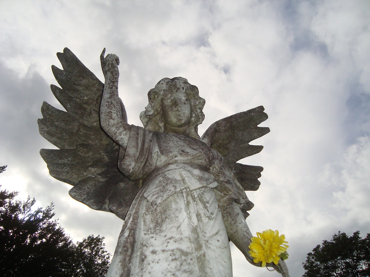 angel  wings  statue free photo