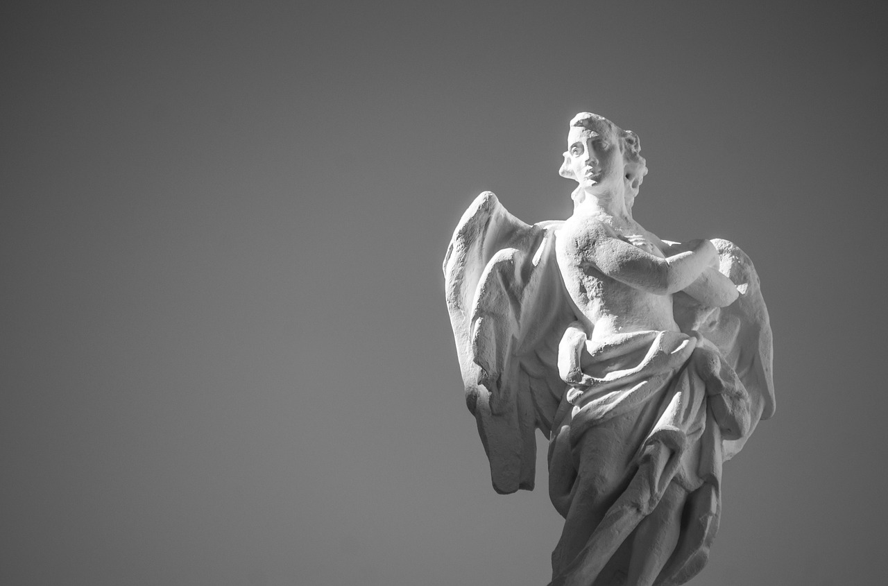 angel  statue  sculpture free photo