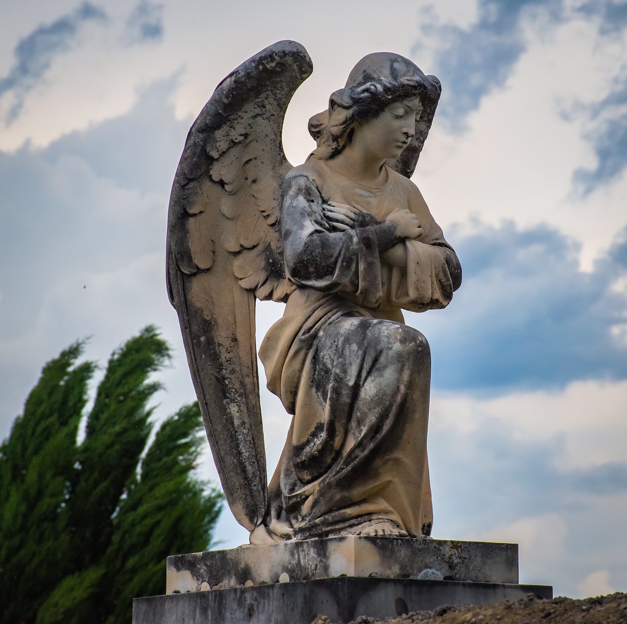 angel  religious  mourning free photo