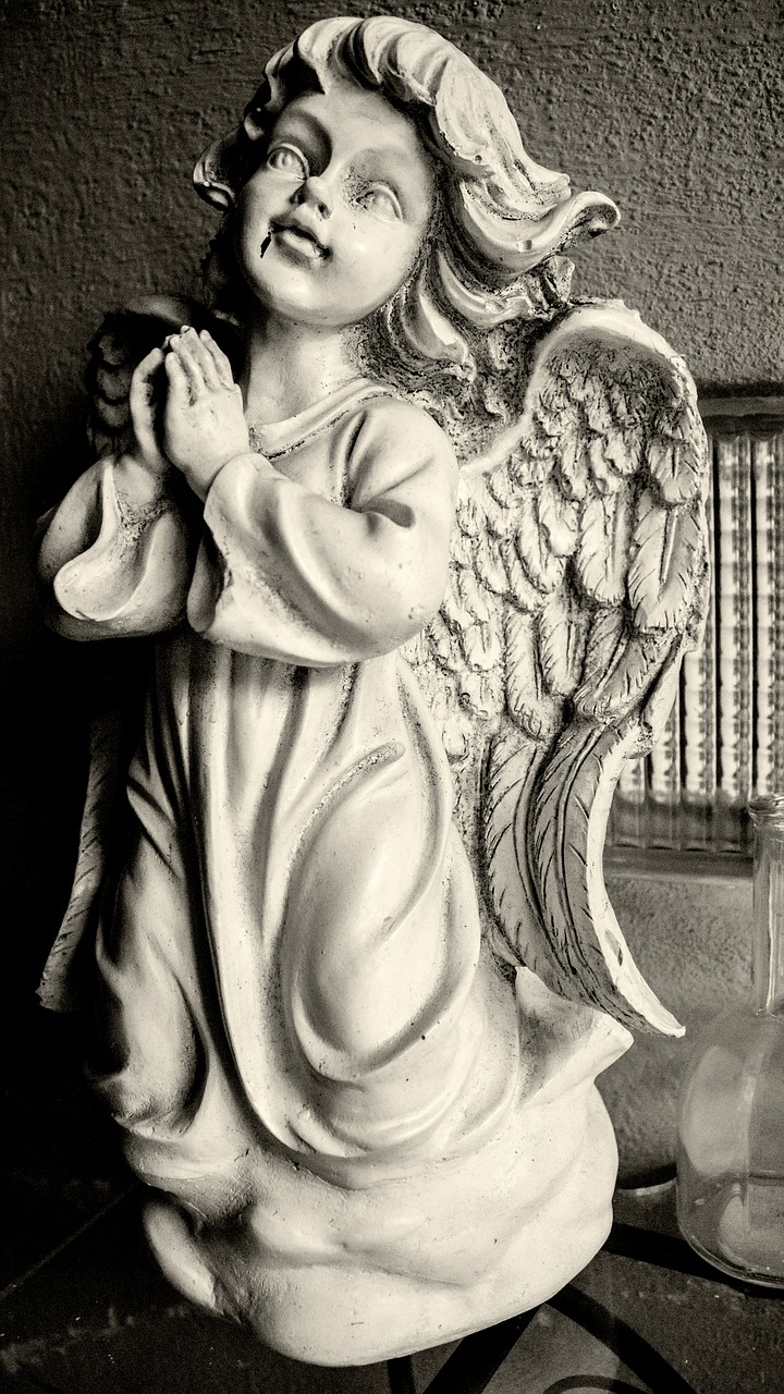 angel  sculpture  statue free photo