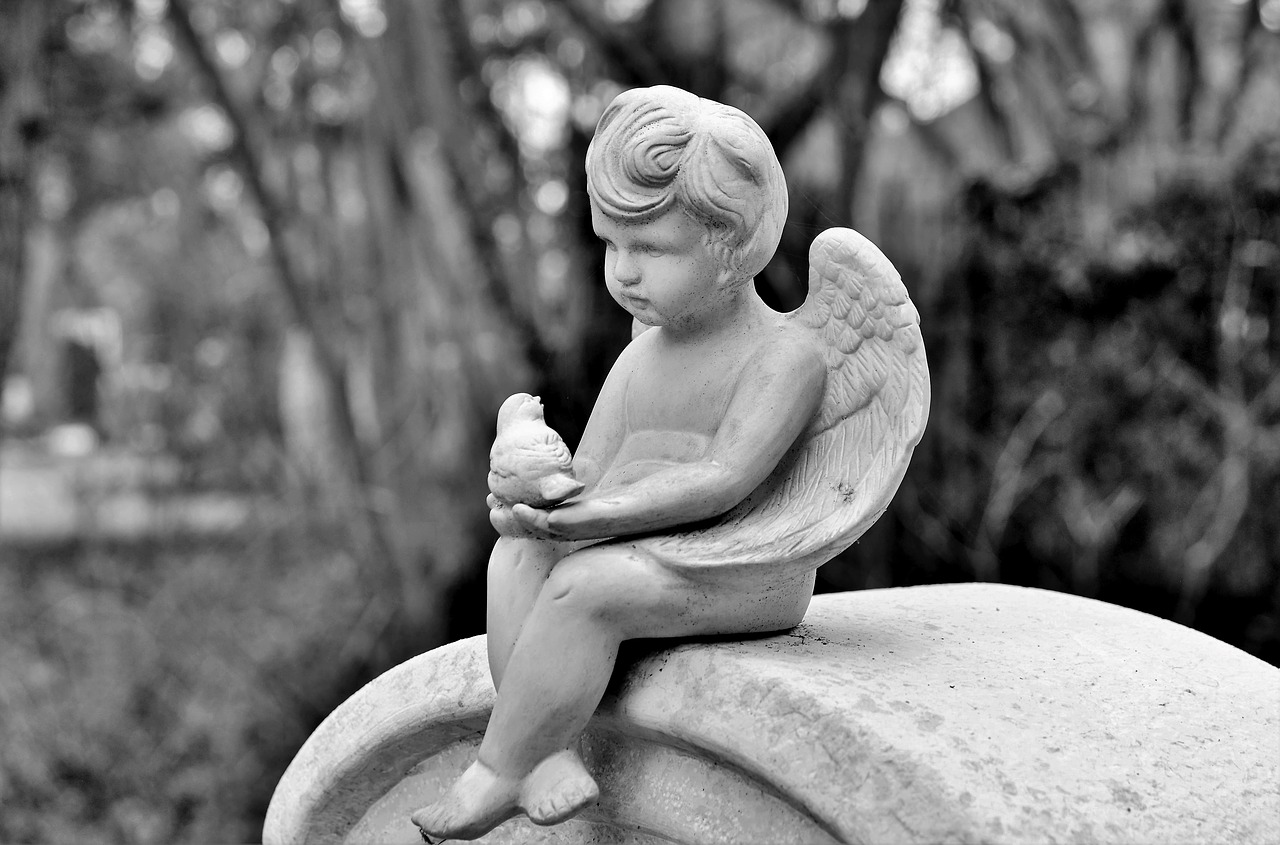 angel  cemetery  sculpture free photo