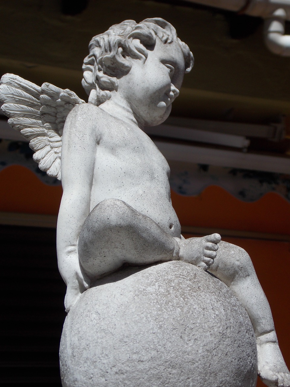angel  cherub  stone free photo