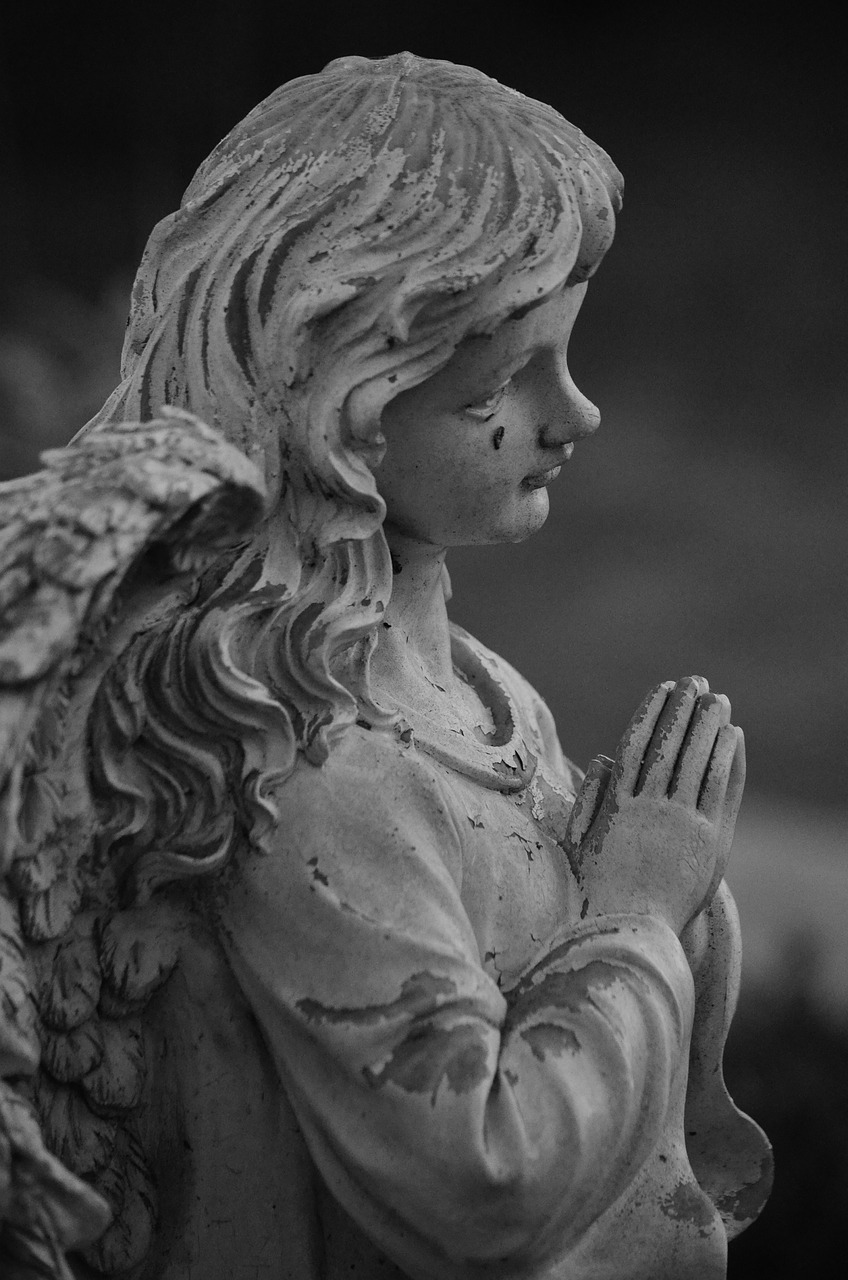 angel cemetery believe free photo