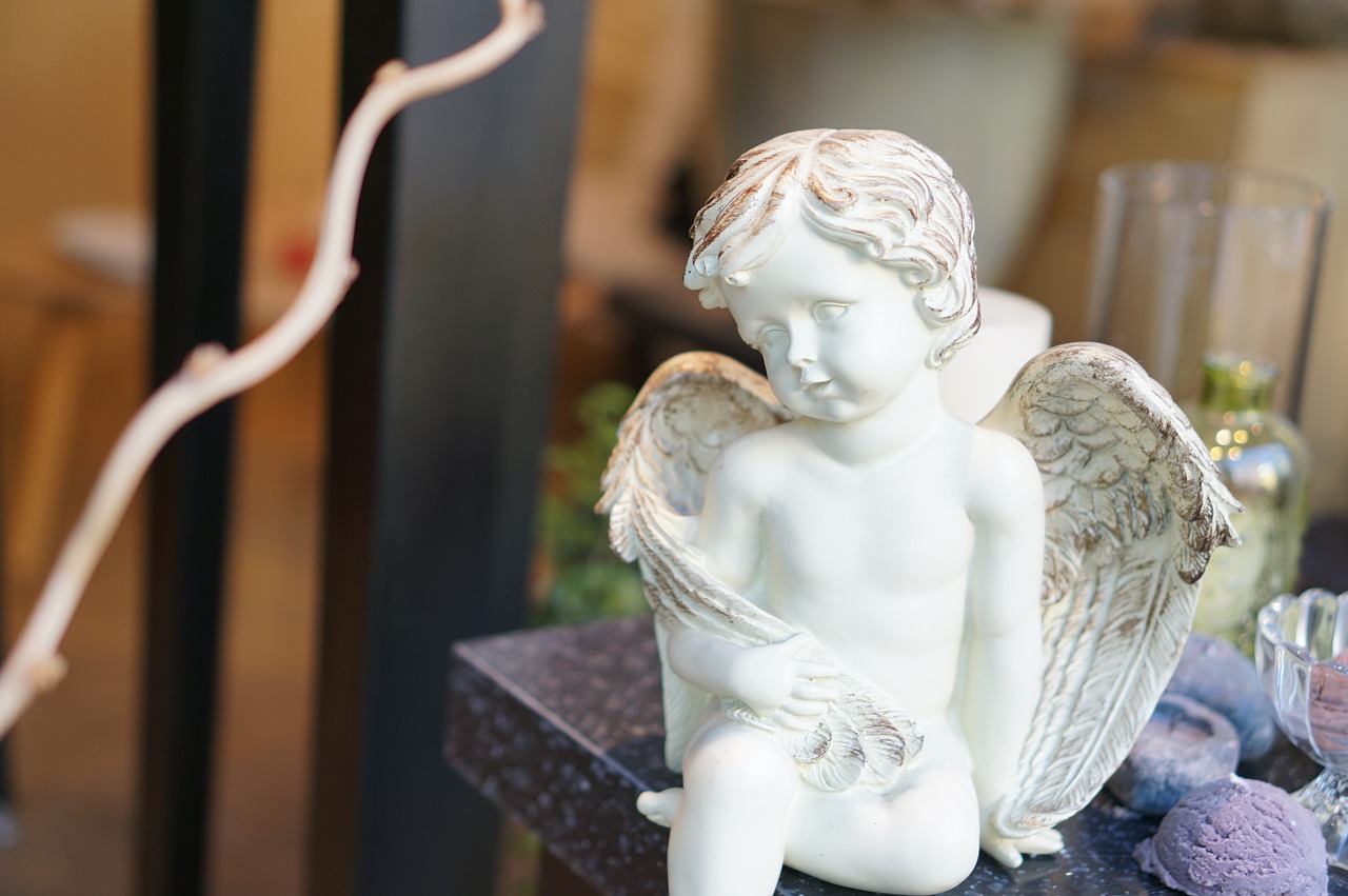 angel statue cherub free photo