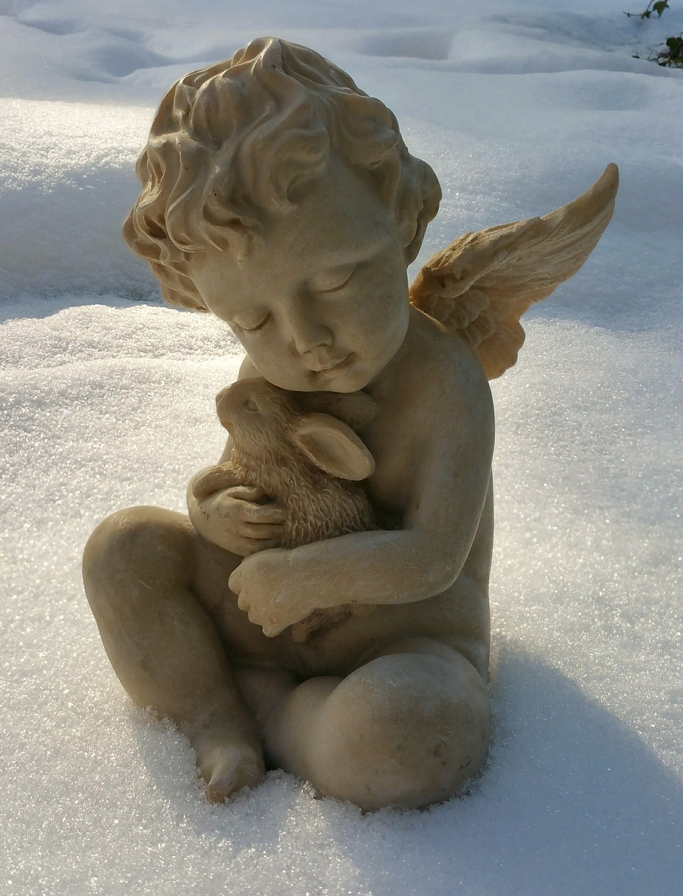 angel mourning thoughtful free photo