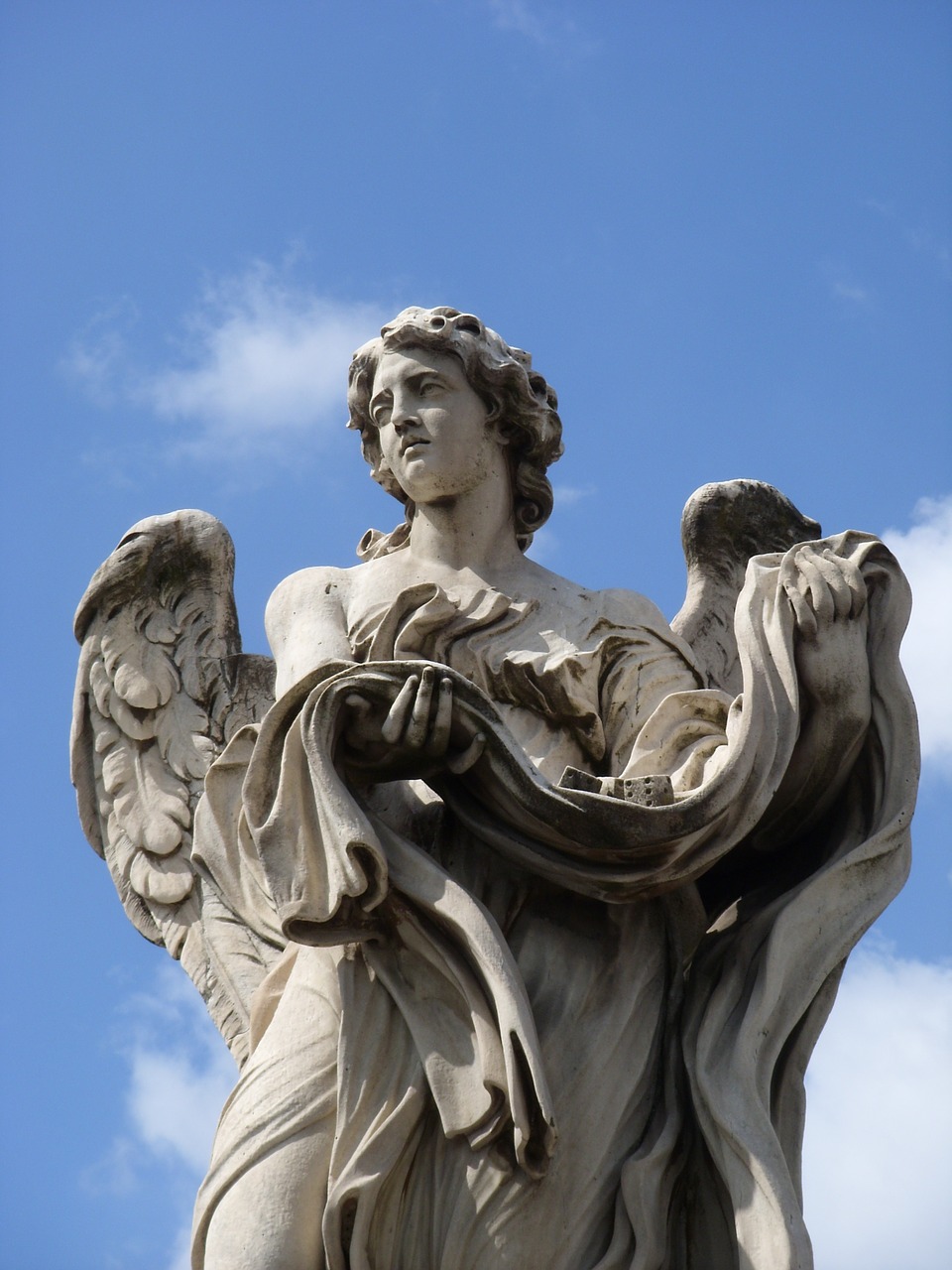 angel statue rome free photo