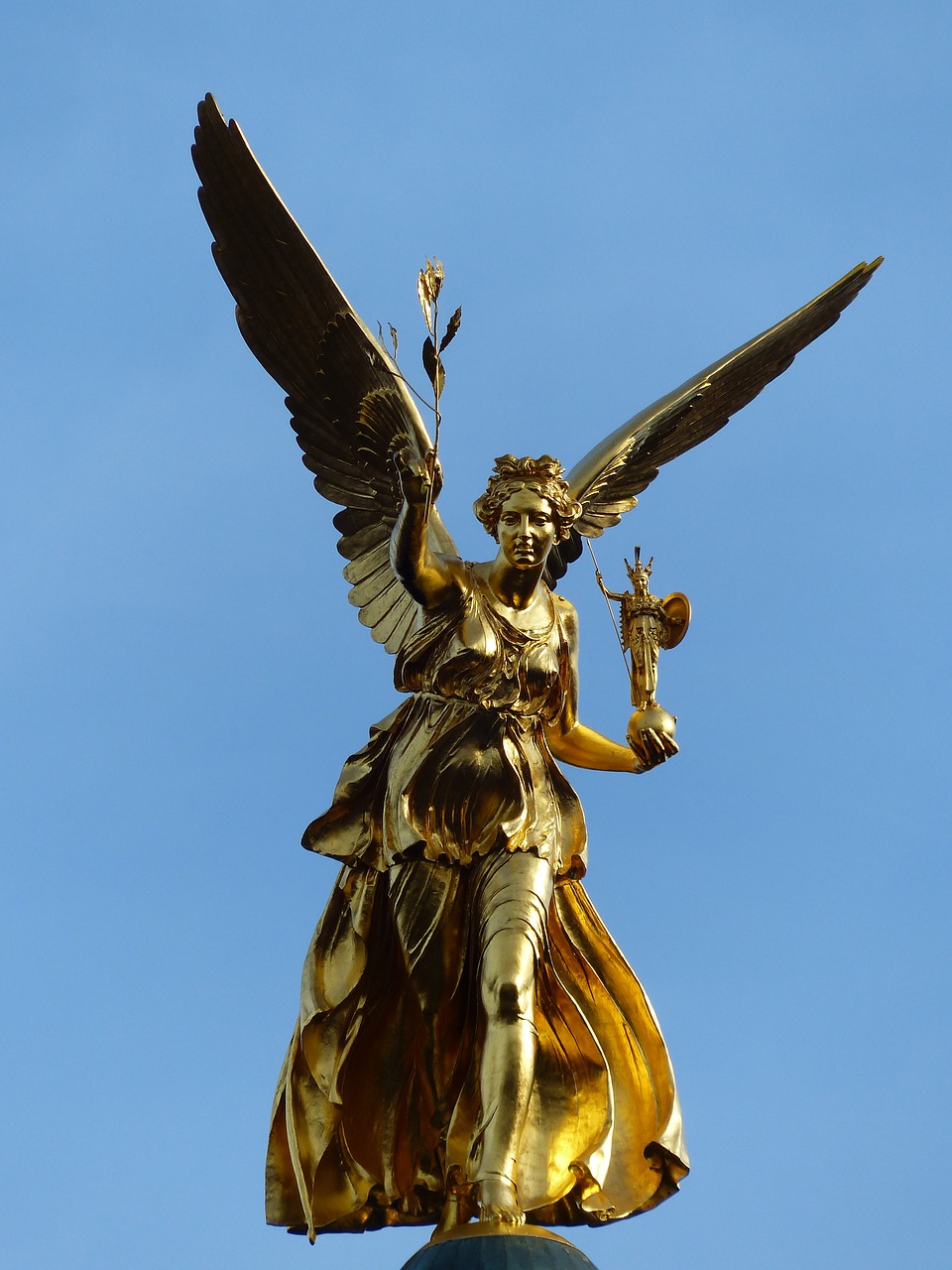 angel of peace munich city free photo