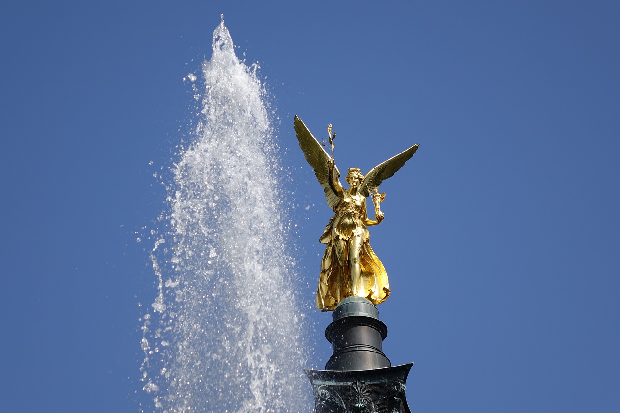 angel of peace  munich  bavaria free photo