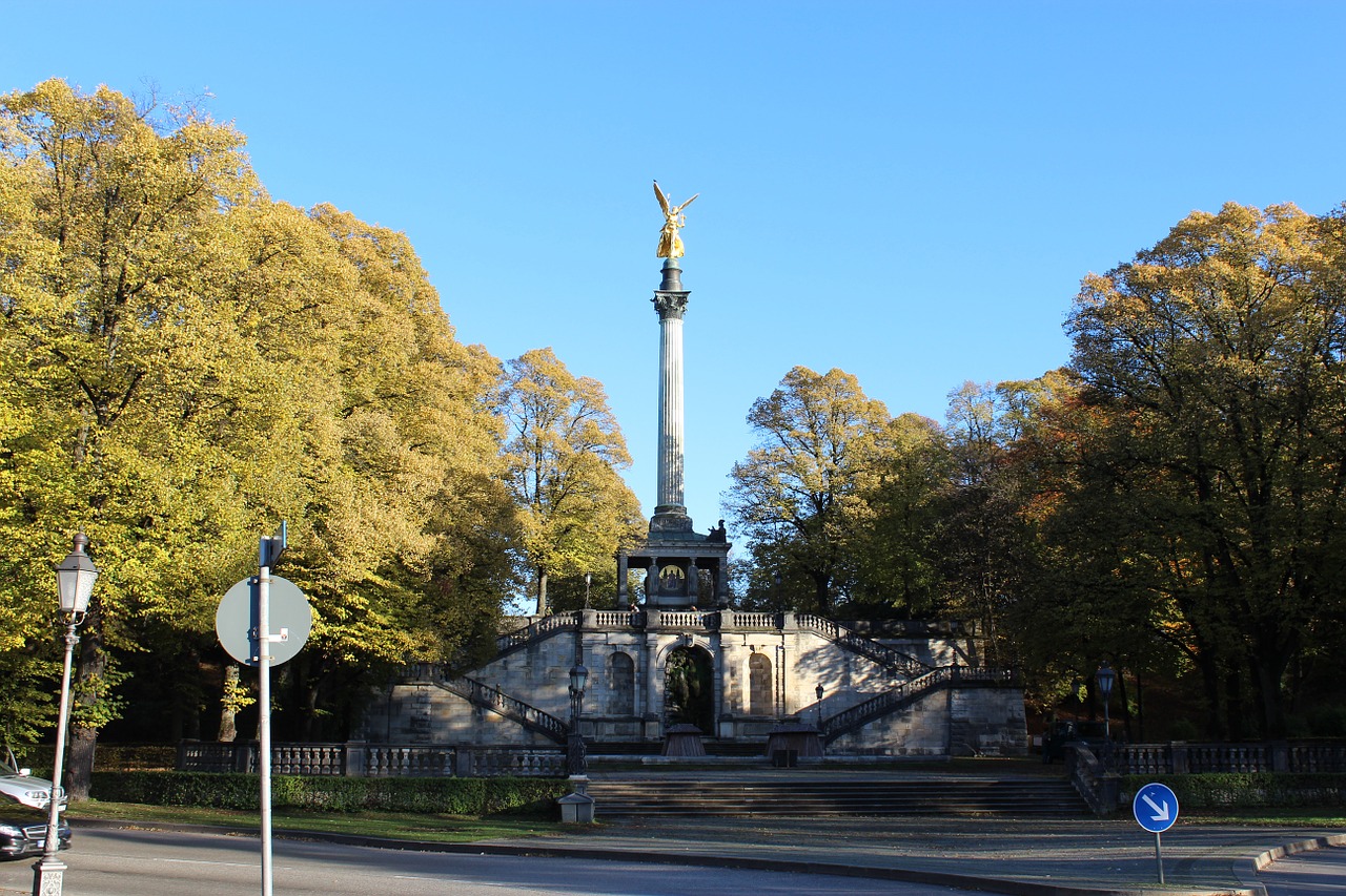 angel of peace munich city free photo