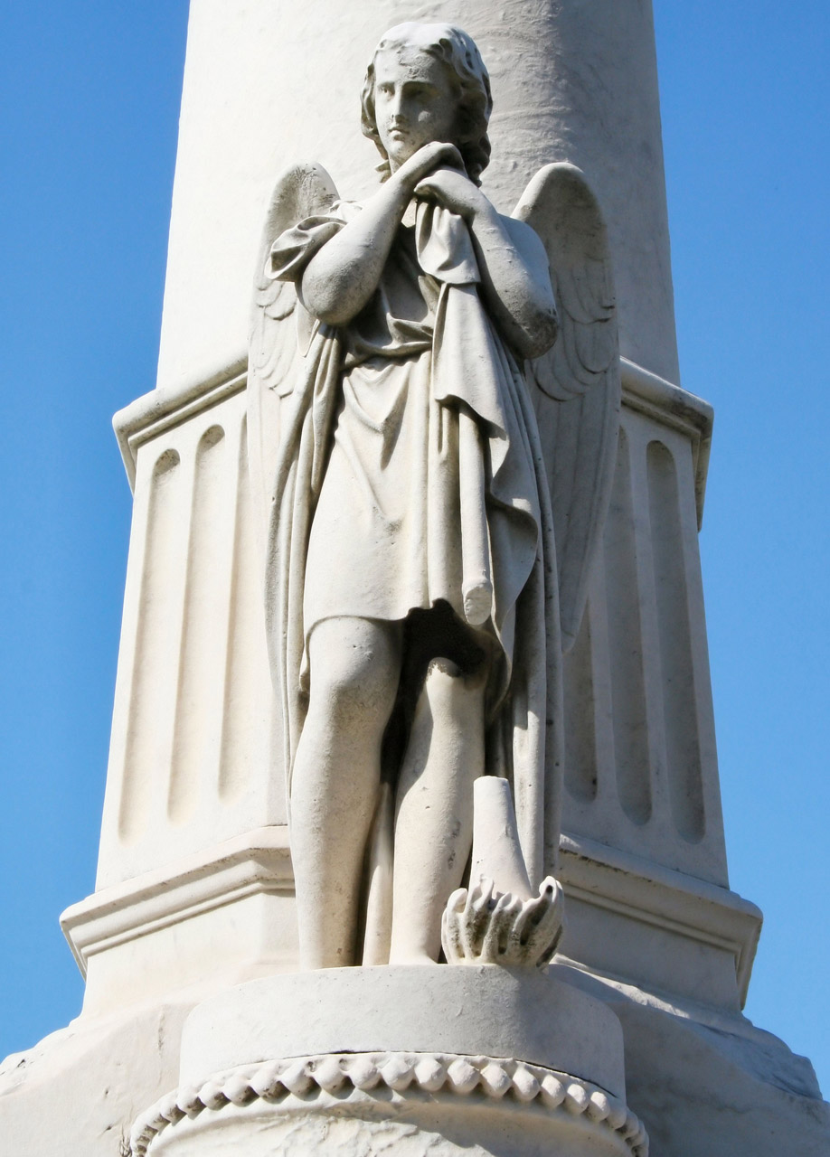 statue angel cemetery free photo