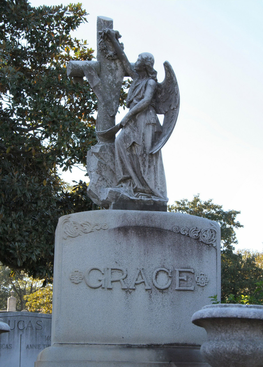 statue angel cemetery free photo