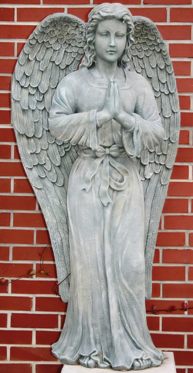 statue angel cemetery free photo