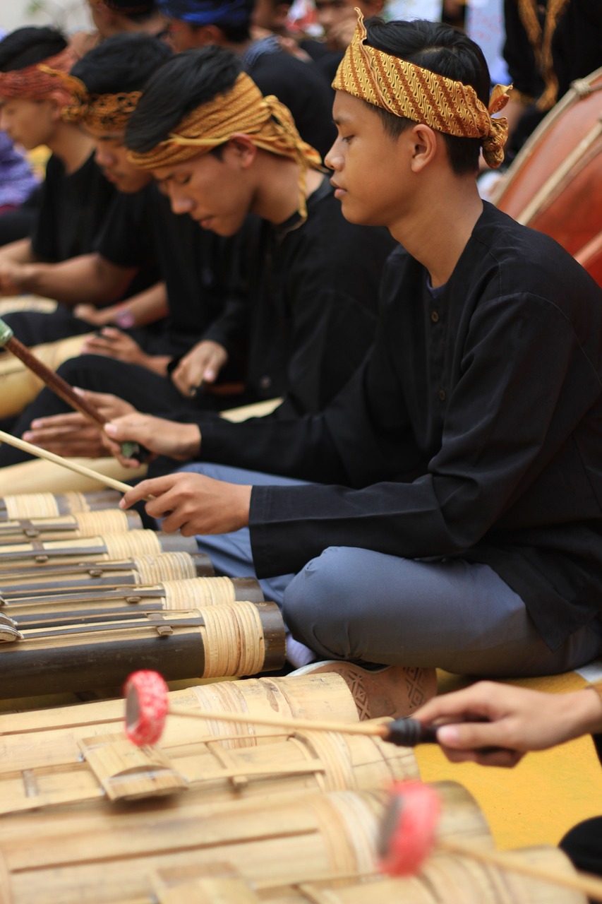 angklung bamboo tr free photo