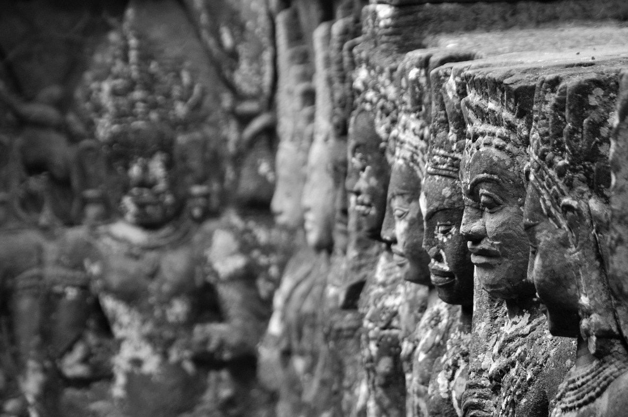 angkor cambodia temple complex free photo