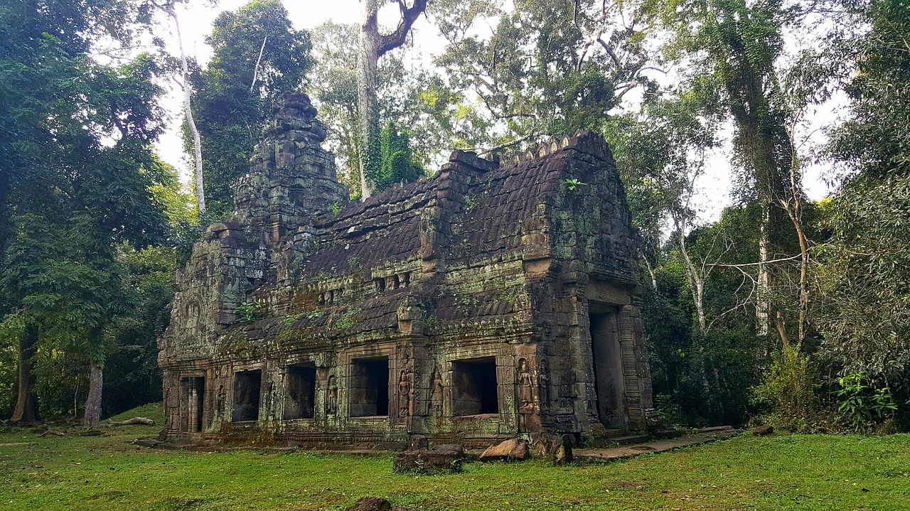 angkor landscape zen free photo