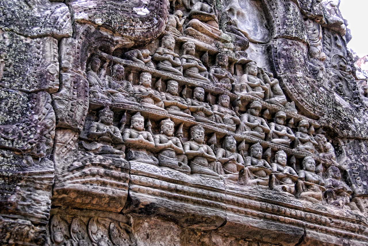 angkor wat cambodia temple free photo