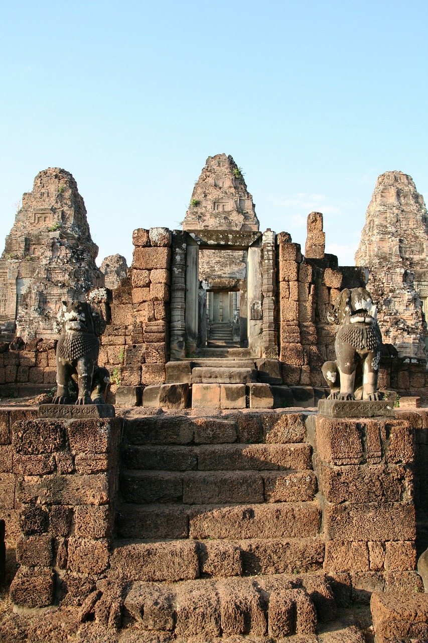 angkor wat cambodia asia free photo