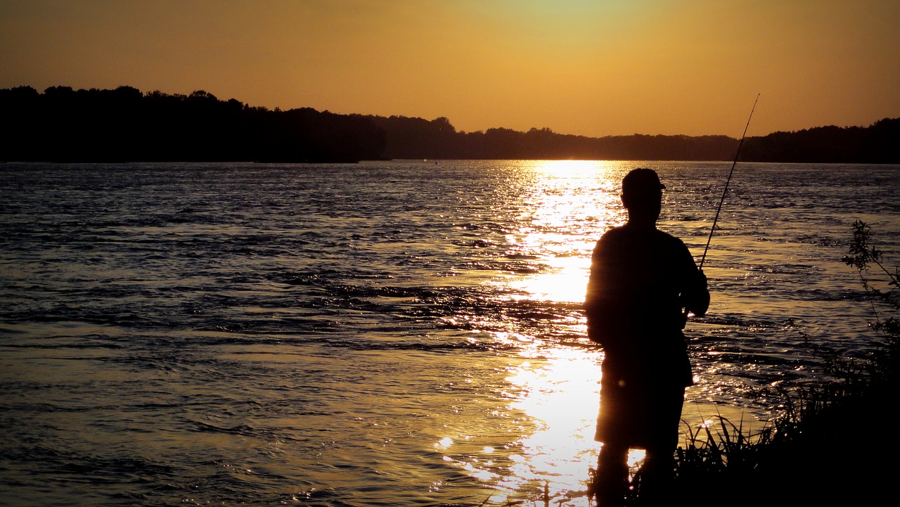 angler west sun free photo